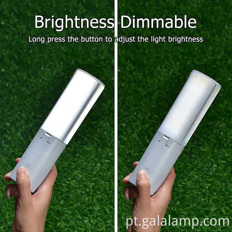 Lâmpada de acampamento inteligente com tecnologia de sensor de movimento